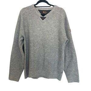 Fjallraven Men's Gray Woods Sweater